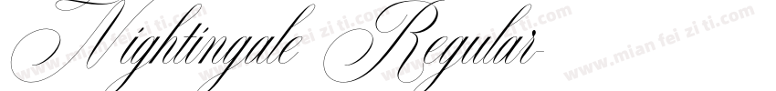 Nightingale Regular字体转换